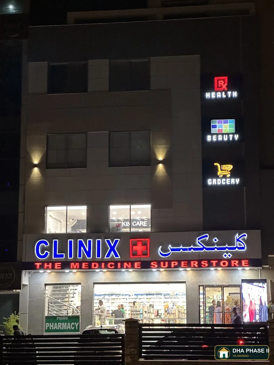 Clinix the medicine superstore in DHA Phase II Islamabad