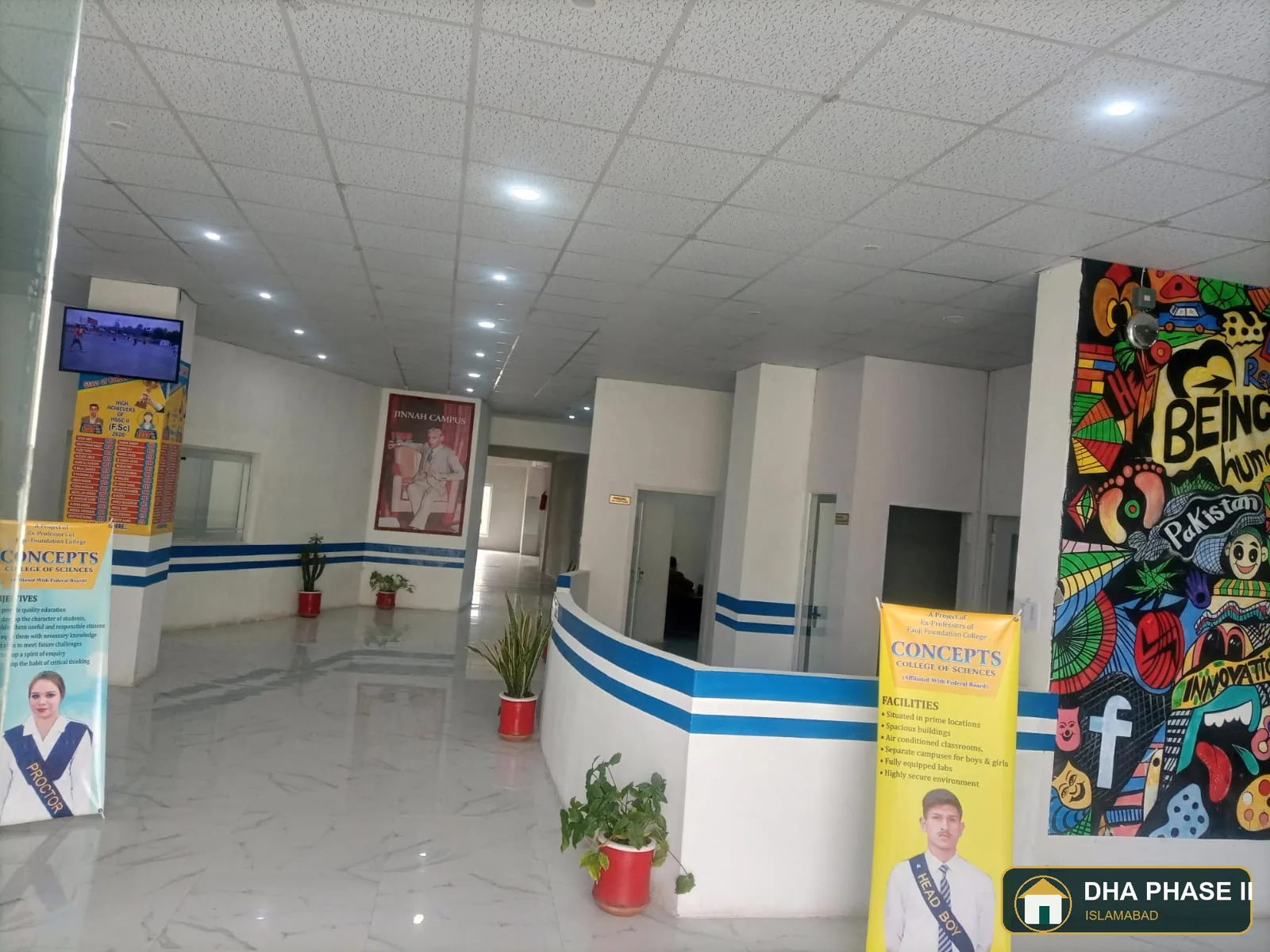 Concepts College of Sciences Jinnah Campus in DHA Phase 2 Islamabad