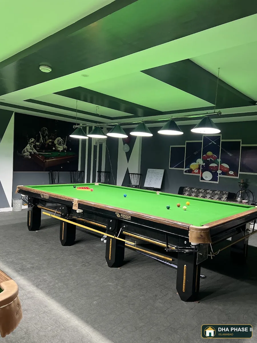 Crown Snooker Club in DHA Phase II Islamabad