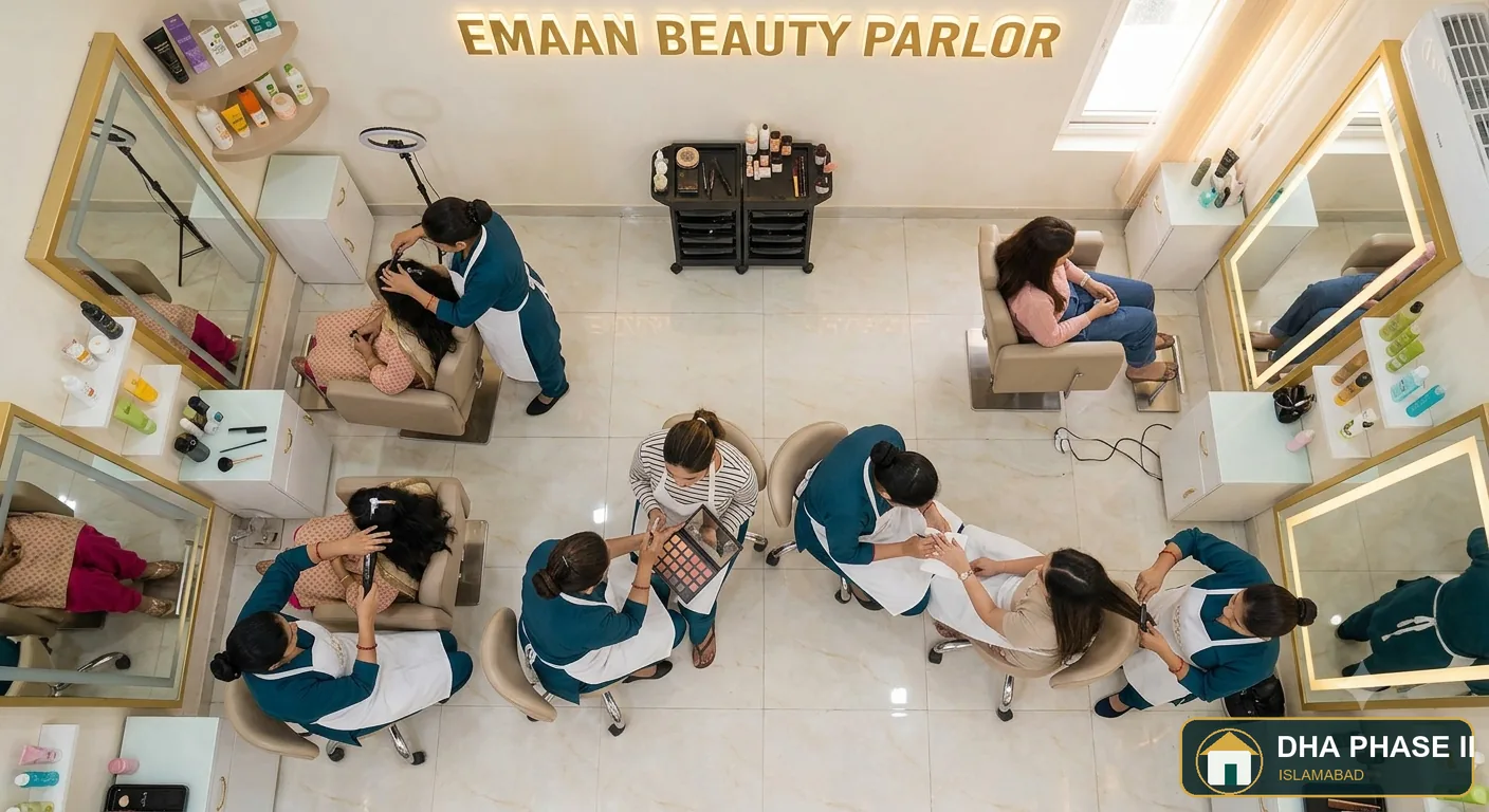 Eman beauty parlor in DHA Phase II Islamabad