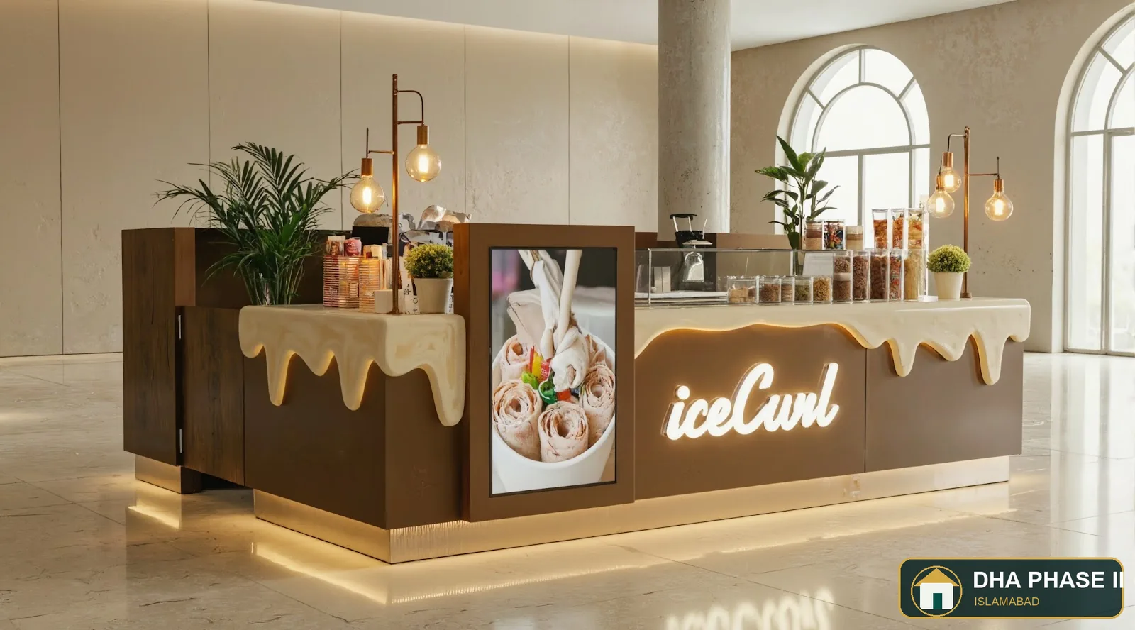iceCurl - Giga Mall - Best ice cream in islamabad in DHA Phase II Islamabad