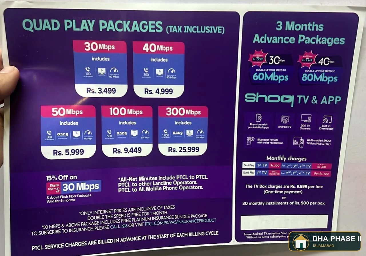 PTCL MINI EXCHANGE DHA PHASE 2 in DHA Phase 2 Islamabad