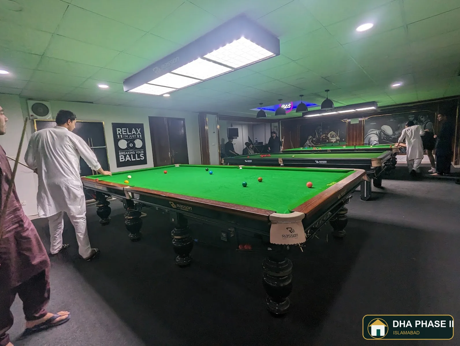Ryu's Snooker Club and Gaming Zone in DHA Phase II Islamabad