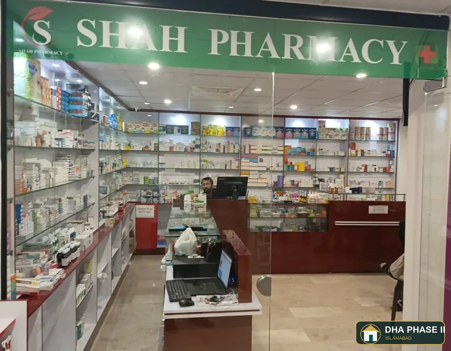 Shah Pharmacy Plus ( Cosmetics & Stationary) in DHA Phase II Islamabad