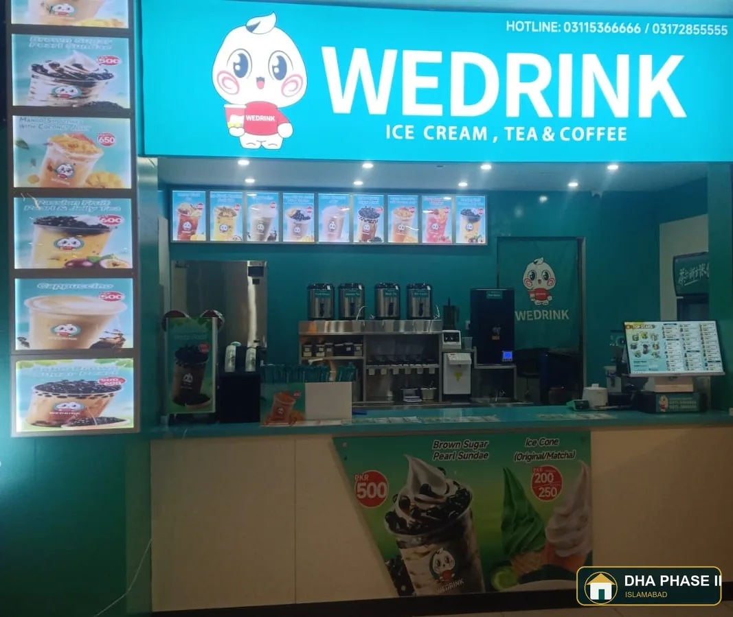 WEDRINK Giga Mall in DHA Phase II Islamabad