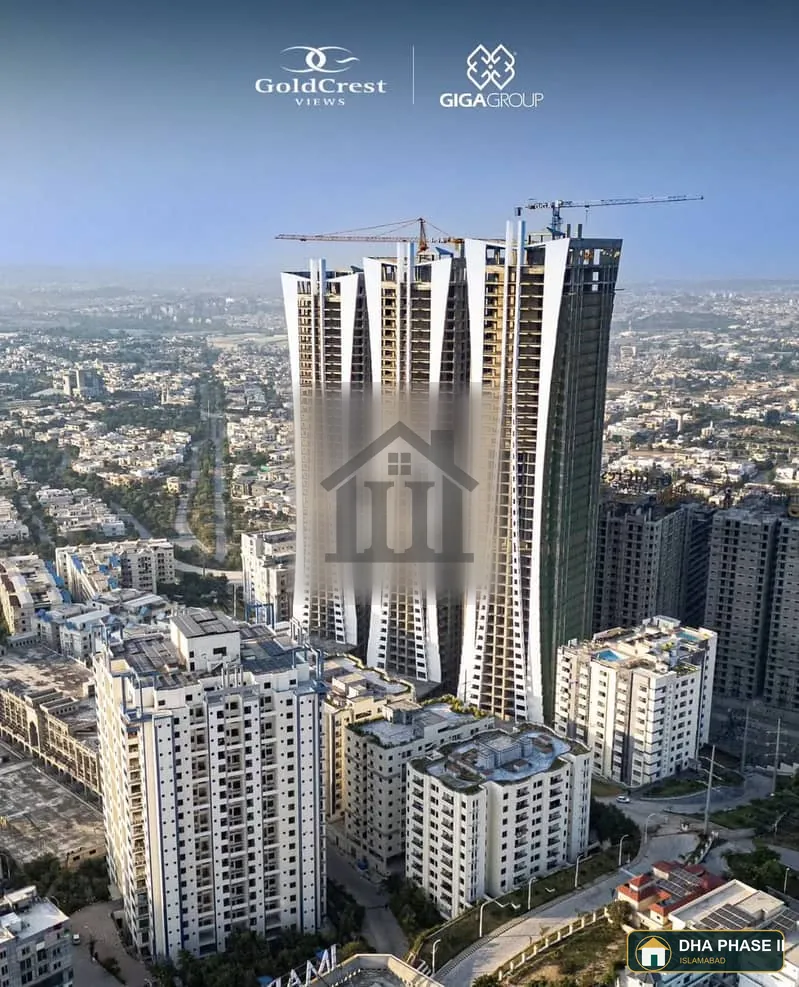 Most Luxury Goldcrest Corner Three Bedrooms Apartment Margalla View Rooftop Swimming Pool Near Giga Mall Dha Phase 2 Islamabad