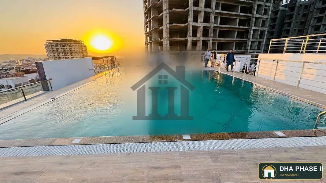 Luxury 3 Bedroom Apartment 1st Floor Available For Sale Roof Top Swimming Pool Near GIGA Mall Dha Phase 2 Islamabad