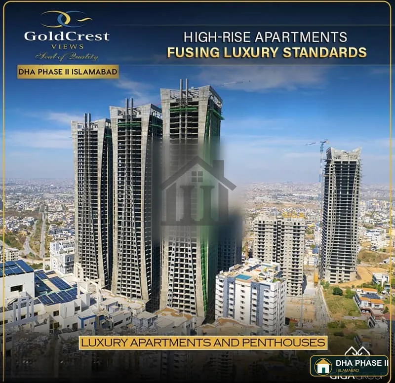 Most Specious & Luxury Goldcrest Highlife-III 3 Bedrooms Apartment Margalla View Rooftop Swimming Pool Near Giga Mall Dha Phase 2 Islamabad