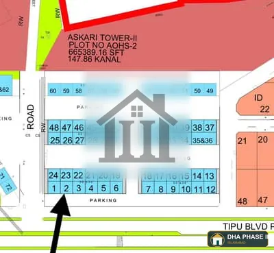 Dha Phase 2 Sector D Boulevard Facing 4 Marla Commercial Plot Tipu Boulevard