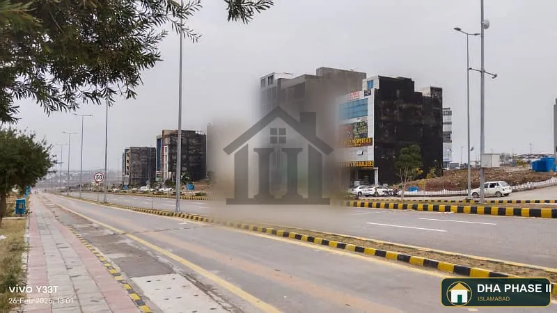 08 Marla Commercial Plot On Main Tipu Boulevard Sector D, DHA Phase 2, Islamabad