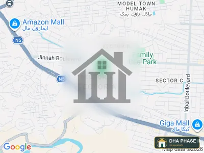 1kenal Residential plot for sale sector A Dha phase 2