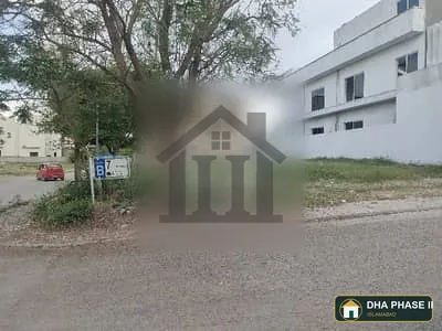 1 Kanal Corner Park Facing Plot For Sale IN Sector B DHA Phase 2 Islamabad: