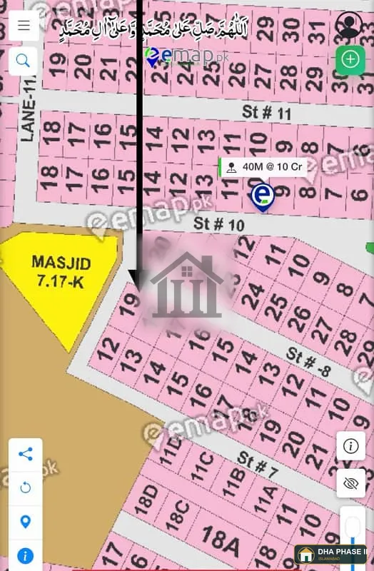 1 Kanal Corner Plot for Sale Sector G, DHA Phase 2, Islamabad