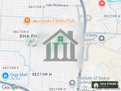 1 Kanal Plot for Sale in SECTOR G DHA Phase 2 Islamabad,   Near GIGA MALL, GT ROAD