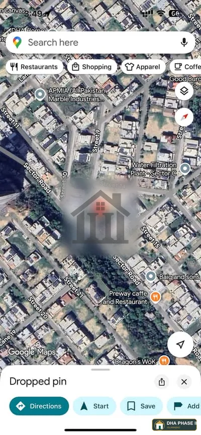 Dha Phase -2 Two Kanal Plot For Sale In One Kanal Plot Price On Main Service Road