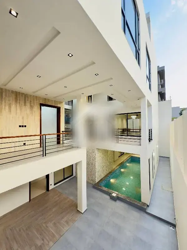 1 Kanal Brand New Beautiful And Designer House With Basement, Swinging Pool Upfor Sale.