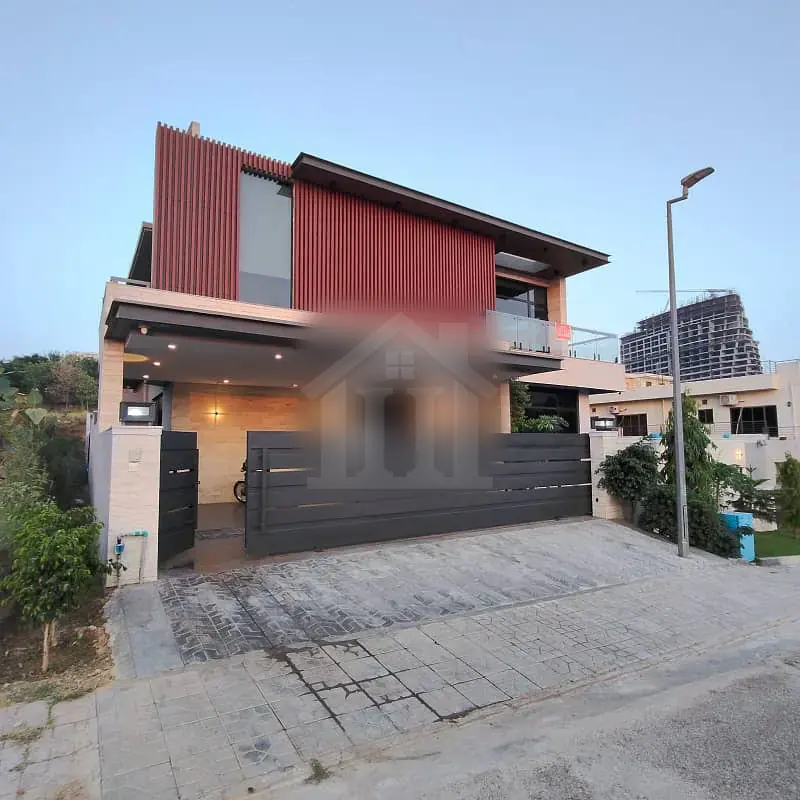 1 Kanal Brand New Designer And Stylish House Up For Sale In Dha2 Islamabad.