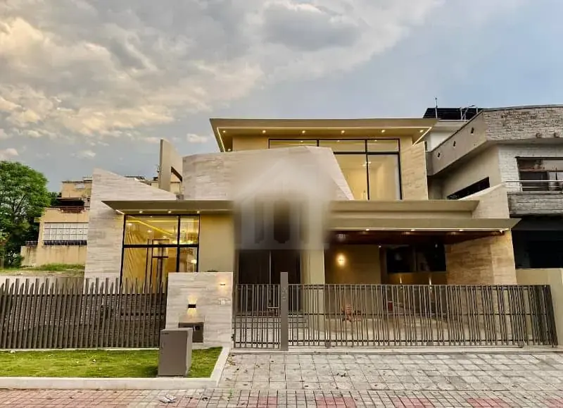 1 Kanal Brand New Designer And Stylish House Up For Sale In Dha2 Islamabad.