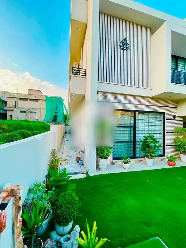 1 Kanal Ultra Luxurious Double/Single Unit Designer House For Sale At Most Prime Location Of Dha 2
